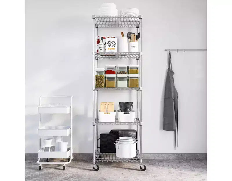 Étagère en acier à 5 niveaux UltraDurable 24 x 18