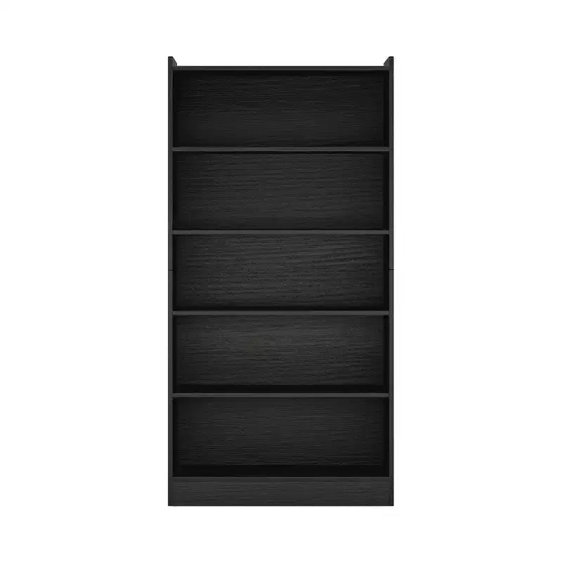 Bibliothèque haute à 6 étagères ouvertes – 10 kg par étagère – Panneaux latéraux supérieurs anti-chute