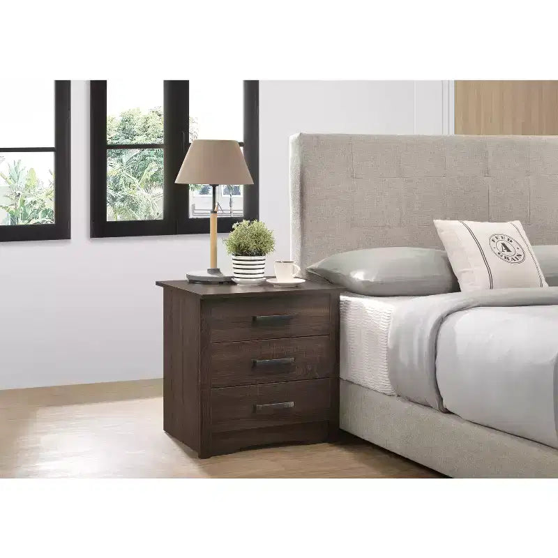 Table de chevet rectangulaire en bois de cerisier pour salon et chambre à coucher