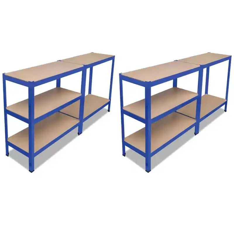 Étagère de rangement bleue