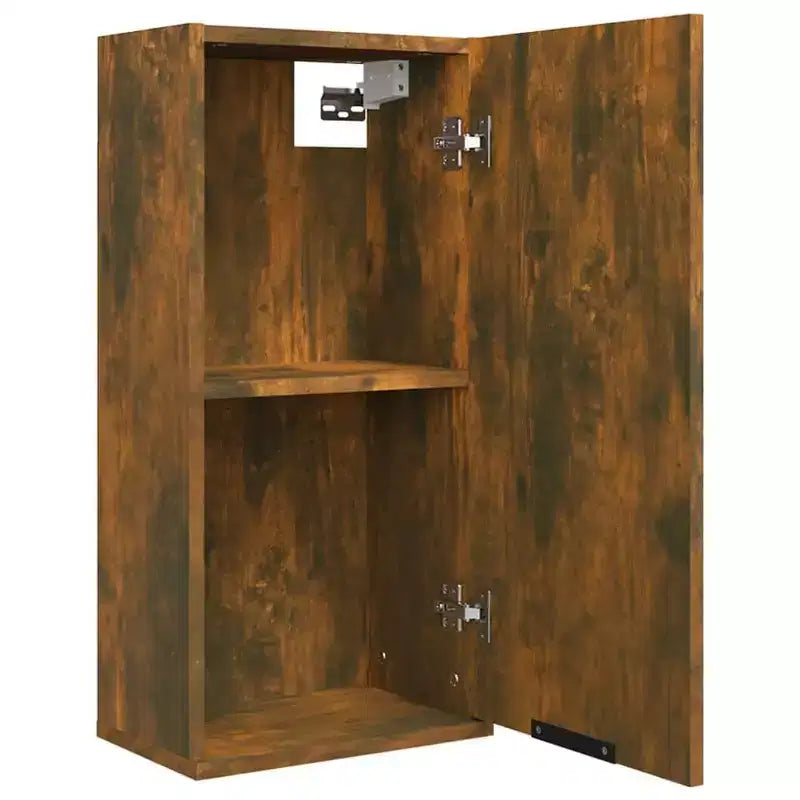 Meuble bas de salle de bain chêne fumé bois d'ingénierie moyen